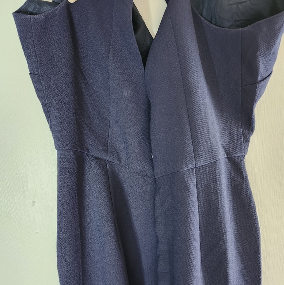 BCBGeneration Formal Cocktail Jumpsuit Crisscross V neck Keyhole - Picture 8 of 9